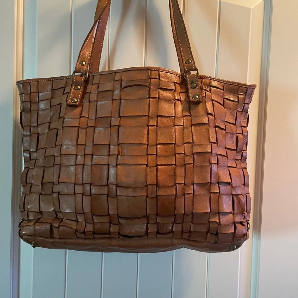 Costanza Rota leather tote. Large - Picture 5 of 7